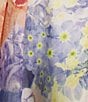En Saison Taylorann Floral Print Sweetheart Neck Sleeveless Maxi Dress, Color:Ivory Violet - Image 3