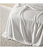 Color:Cloud - Image 3 - Ettitude Sateen+ CleanBamboo™ Antimicrobial Charcoal Sheet Set