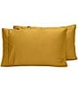 ettitude Ettitude Signature Sateen CleanBamboo™ Sheet Set, Color:Saffron - Image 3