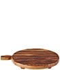 Color:Brown - Image 1 - Classic Oversized Round Footed Board