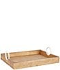 Color:Natural/White - Image 1 - Natural Rectangle Tray