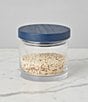 Color:Navy Lid - Image 6 - Navy Modern Wood Top Canister