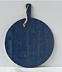 Color:Navy/Brown - Image 3 - Navy Round Mod Charcuterie Board, Medium