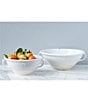 Color:White - Image 5 - White Handthrown Serving Bowl