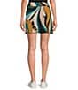 Eva Varro Active Sport Knit Abstract Print Pull-On Skort - Image 2