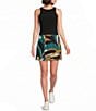 Eva Varro Active Sport Knit Abstract Print Pull-On Skort - Image 3