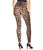Eva Varro Cheetah Print Coordinating High Waist Single Layered Knit Leggings, Color:Brooke - Image 2