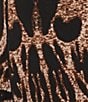Eva Varro Coordinating Animal Print Flat Front Elastic Waist Wide Leg Pants, Color:Cashmere - Image 4