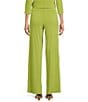 Eva Varro Elastic Waist Wide Leg Pants, Color:60's Green - Image 2