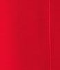 Eva Varro Five Beams Crew Keyhole Neck 3/4 Sleeve Knit Tunic, Color:Red - Image 4