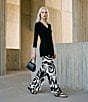 Eva Varro Fold Over V-Neck 3/4 Sleeve Tunic - Image 5