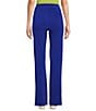 Eva Varro High Rise Elastic Waist Bell Bottom Pants, Color:Monarch Blue - Image 2