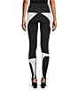 Eva Varro Profiles Print High Waist Coordinaitng Single Layered Leggings, Color:Profiles - Image 2