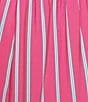 Every Coordinating Striped Pocketed Pull-On Wide Pants, Color:Fuchsia - Image 4