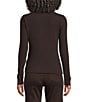 Every Crew Neck Long Sleeve Ribbed Knit Shirt - Image 2
