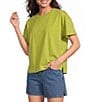 Every Crew Neck Short Sleeve Boxy Tee - Image 1
