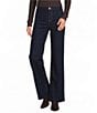 Every Denim Flat Front High Rise Frayed Hem Pants - Image 1