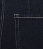 Every Denim Flat Front High Rise Frayed Hem Pants - Image 4
