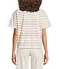 Every Knit Crew Neck Short Sleeve Boxy Tee - Image 2