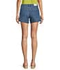 Every Knit Side Slit Denim Short - Image 2