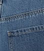 Every Knit Side Slit Denim Short - Image 4