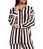 Every Long Sleeve Striped Button Down Coordinating Blouse - Image 1