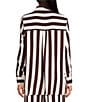 Every Long Sleeve Striped Button Down Coordinating Blouse - Image 2