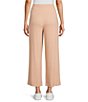 Color:Cafe - Image 2 - Ribbed Knit High Rise Wide Leg Pants