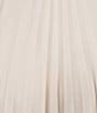 Every Sheer Woven Pleated Mid Rise A-Line Midi Skirt, Color:Pearl - Image 4