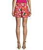 Evolutionary Allover Floral Printed Front Tie Mid Rise Shorts - Image 2