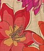 Evolutionary Allover Floral Printed Front Tie Mid Rise Shorts - Image 4