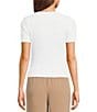 Evolutionary Crew Neck Short Sleeve Pullover Sweater - Image 2