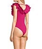 Evolutionary Deep V-Neck Ruffled Bodysuit - Image 3