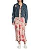 Evolutionary Denim Heart Cut-Out Jacket, Color:Denim - Image 3