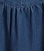 Evolutionary Denim Scoop Neck Corset Tie Back Dress - Image 3