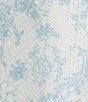 Evolutionary Embroidered Floral Eyelet Mid Rise A-Line Midi Skirt - Image 4