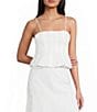 Evolutionary Eyelet Embroidered Flowy Top - Image 1
