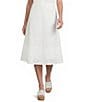 Evolutionary Eyelet Midi Skirt - Image 1