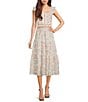 Evolutionary Floral Printed Eyelet Ruffle Short Sleeve Coordinating Top - Image 3