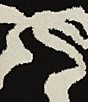Evolutionary Long Sleeve Crew Neck Ribbon Pullover Sweater, Color:Black - Image 4