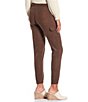 Color:Brown - Image 2 - Mid Rise Drawstring Cargo Pants