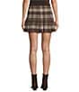 Evolutionary Plaid Mini Skirt - Image 2