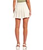 Color:White - Image 2 - Pleated Cheerleader Mini Skirt