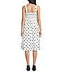 Evolutionary Polka Dot Square Neck Corseted Dress - Image 2