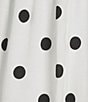 Evolutionary Polka Dot Square Neck Corseted Dress - Image 4