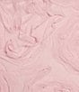 Evolutionary Rosette Printed Mesh Coordinating Midi Skirt, Color:Pink - Image 4
