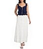 Evolutionary Ruffle Sleeve Tiered Tie Front Tank Top - Image 3
