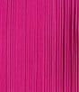Color:Fuchsia - Image 4 - Short Sleeve Plisse Marrow Top