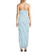 Evolutionary Sleeveless Bias All Over Ruffle Dress, Color:Baby Blue - Image 2