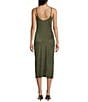 Evolutionary Sleeveless Cowl Neck Slip Dress - Image 2